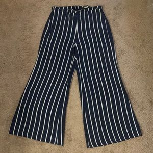 Reformation marlon striped twill ankle pants